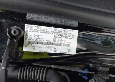 2016 Ford Focus Se from USA, damaged, VIN 1FADP3F28GL210366